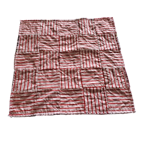 NEW Homemade Newborn Rag Quilt Security Blanket/ Doll Blanket /Pet Blanket - Picture 12 of 13